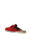 Bueno Shoes Kırmızı Süet Kadın Düz Terlik 05wt103