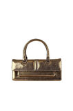 Bueno Shoes Bronz Parlak Deri Kadın El Çantası 01wby3621