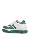 Bueno Shoes Yeşil Beyaz Deri Kadın Spor Ayakkabı 01wz10400