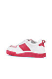 Bueno Shoes Beyaz Fuşya Deri Kadın Spor Ayakkabı 01wz10401