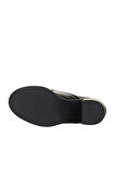 Bueno Shoes Siyah Deri Kadın Topuklu Ayakkabı 01wz3200