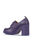 Bueno Shoes Lila Deri Kadın Topuklu Ayakkabı 01wz3200