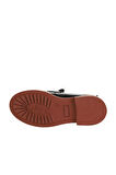 Bueno Shoes Siyah Pembe Açma Deri Kadın Loafer 01wz4000