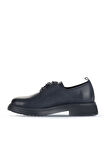 Bueno Shoes Lacivert Deri Kadın Klasik Ayakkabı 01wz4006