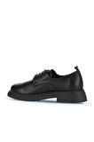 Bueno Shoes Siyah Deri Kadın Klasik Ayakkabı 01wz4006