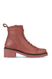 Bueno Shoes Pembe Deri Kadın Topuklu Bot 01wz4400