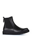 Bueno Shoes Siyah Deri Kadın Düz Bot 01wz5202