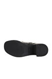 Bueno Shoes Siyah Deri Kadın Topuklu Bot 01wz7001