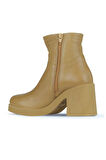 Bueno Shoes Tarçın Deri Kadın Topuklu Bot 01wz7100