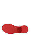 Bueno Shoes Kırmızı Deri Kadın Topuklu Ayakkabı 01wz7101