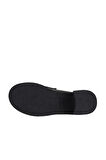 Bueno Shoes Siyah Deri Kadın Topuklu Ayakkabı 01wz7103