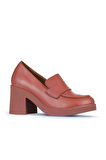 Bueno Shoes Pembe Deri Kadın Topuklu Ayakkabı 01wz7103
