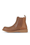 Bueno Shoes Taba Deri Kadın Düz Bot 01wz8903
