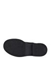 Bueno Shoes Siyah Bordo Deri Kadın Düz Bot 01wz4306