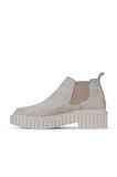 Bueno Shoes Bej Süet Kadın Topuklu Bot 01wz6311