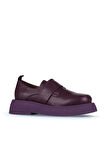 Bueno Shoes Mor Deri Kadın Klasik Ayakkabı 01wz6404