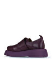 Bueno Shoes Mor Deri Kadın Klasik Ayakkabı 01wz6404
