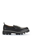 Bueno Shoes Siyah Deri Kadın Loafer 01wz6500