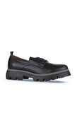 Bueno Shoes Siyah Deri Kadın Klasik Ayakkabı 01wz6501