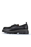 Bueno Shoes Siyah Deri Kadın Klasik Ayakkabı 01wz6501