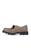 Bueno Shoes Gri Deri Kadın Klasik Ayakkabı 01wz6502