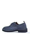 Bueno Shoes Mavi Süet Kadın Klasik Ayakkabı 01wz6704