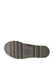 Bueno Shoes Gri Deri Kadın Dolgu Topuklu Ayakkabı 01wz7204