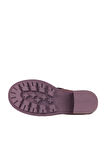 Bueno Shoes Mor Deri Kadın Topuklu Bot 01wz7905