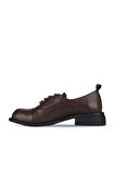 Bueno Shoes Kahverengi Deri Kadın Klasik Ayakkabı 01wz6801