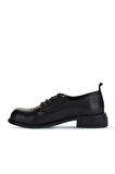 Bueno Shoes Siyah Deri Kadın Klasik Ayakkabı 01wz6801