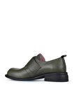 Bueno Shoes Yeşil Deri Kadın Klasik Ayakkabı 01wz6802