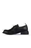 Bueno Shoes Siyah Deri Kadın Klasik Ayakkabı 01wz6802