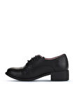 Bueno Shoes Siyah Deri Kadın Klasik Ayakkabı 01wz7401