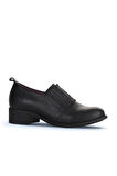 Bueno Shoes Siyah Deri Kadın Klasik Ayakkabı 01wz7403