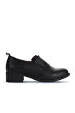 Bueno Shoes Siyah Deri Kadın Klasik Ayakkabı 01wz7403