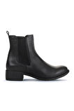 Bueno Shoes Siyah Deri Kadın Topuklu Bot 01wz7404