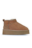 Bueno Shoes Sahra Süet Kadın Dolgu Topuklu Bot 05ag2074054