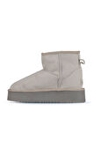 Bueno Shoes Bej Süet Kadın Dolgu Topuklu Bot 05ag2034054