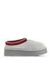 Bueno Shoes Bej Süet Kadın Dolgu Topuklu Bot 05ag6054054