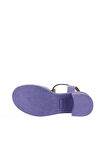Bueno Shoes Lila Deri Kadın Topuklu Sandalet 01wa1702