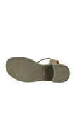 Bueno Shoes Haki Deri Kadın Topuklu Sandalet 01wa1702