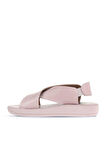 Bueno Shoes Gül Kurusu Deri Kadın Düz Sandalet 01wy2303