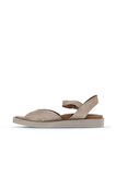 Bueno Shoes Kum Alf Süet Kadın Düz Sandalet 01wa5403