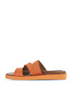 Bueno Shoes Turuncu Alf Süet Kadın Düz Terlik 01wa5406