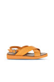 Bueno Shoes Turuncu Deri Kadın Sandalet 01ws2801