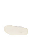 Bueno Shoes Beyaz Kırık Deri Kadın Sandalet 01ws2801