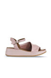 Bueno Shoes Gül Kurusu Deri Kadın Dolgu Topuklu Sandalet 01wa2402