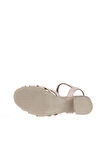 Bueno Shoes Pudra Deri Kadın Topuklu Sandalet 01wa2800