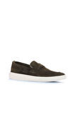 Bueno Shoes Haki Süet Erkek Loafer 01ma8100