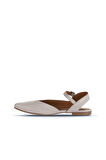 Bueno Shoes Gri Deri Kadın Düz Sandalet 01wa3310